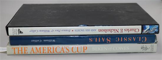 Beken of Cowes, The Americas Cup, published by Beken of Cowes, 1990, quarto. d.w.
